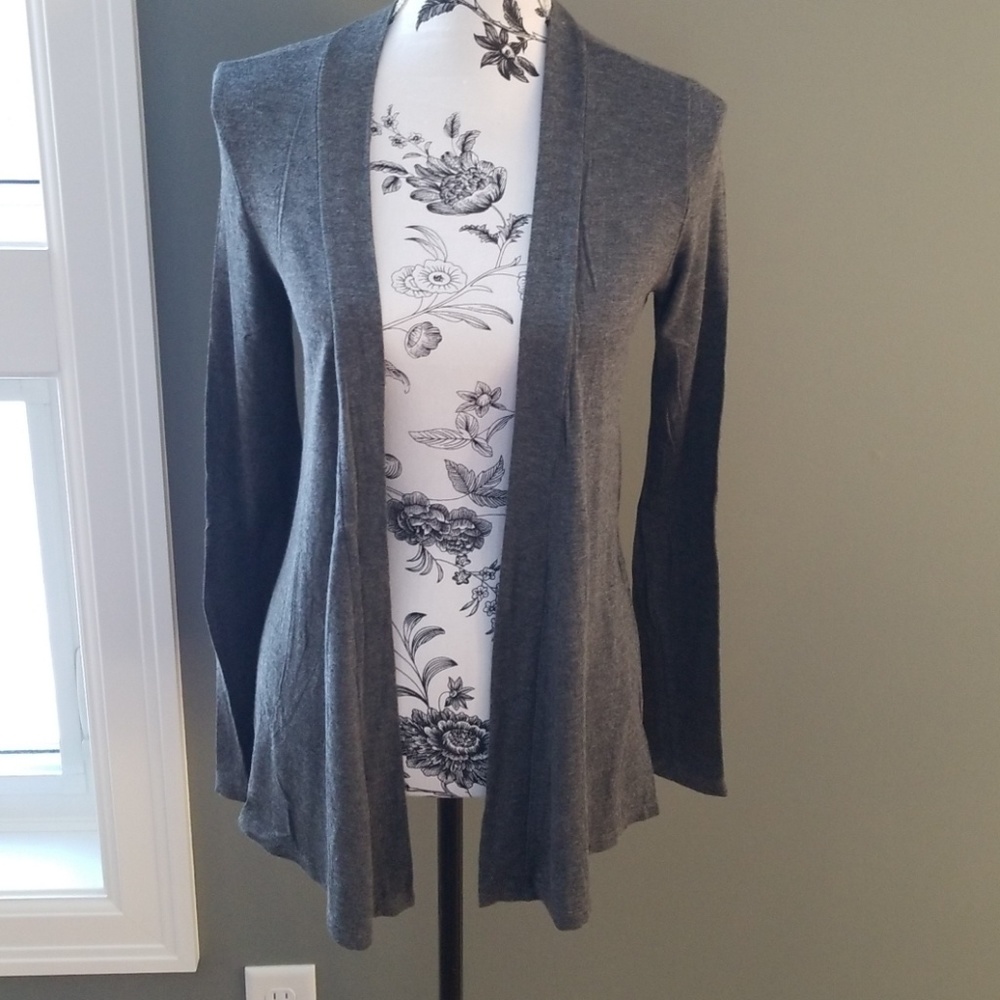 Charcoal Knit Cardigan